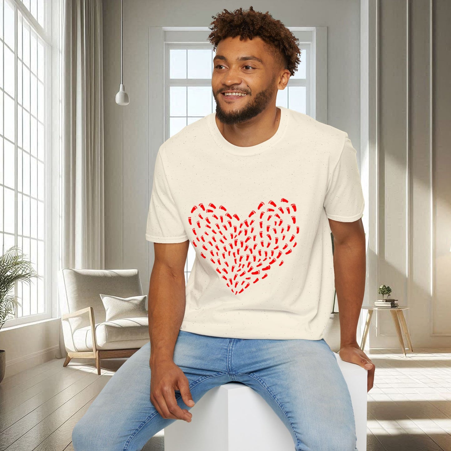 Footprint of Hearts | Unisex Soft T-shirt