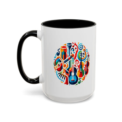 Musical Instruments | Accent Coffee Mug (11, 15oz)