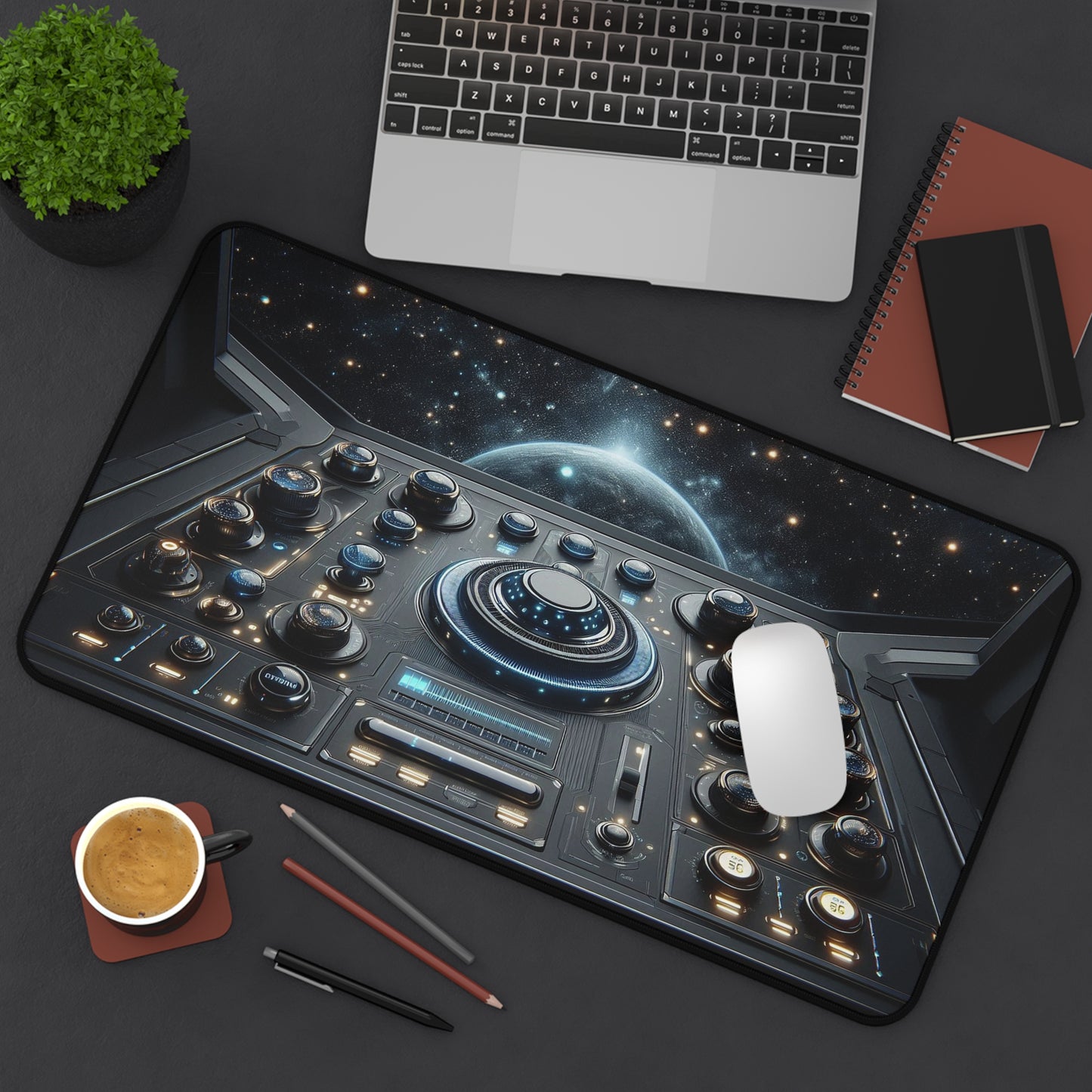 Space Age Control Panel | Desk Mat