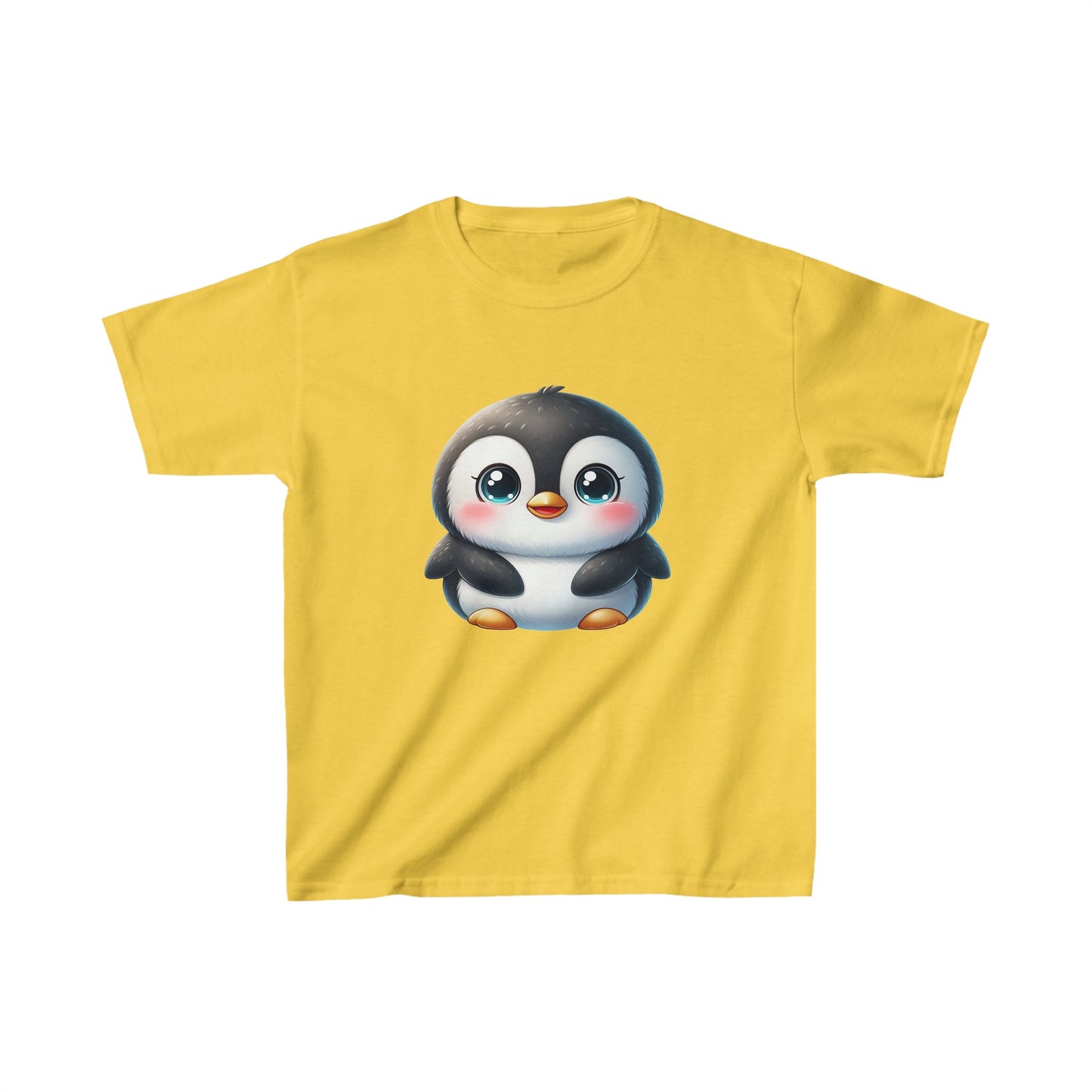 Camiseta de algodón pesado para niños Innocent Penguin