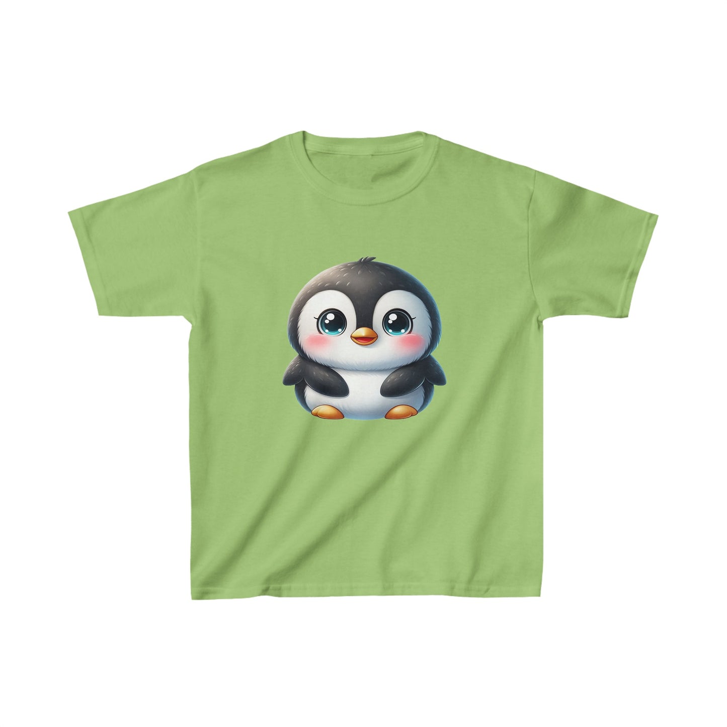 Camiseta de algodón pesado para niños Innocent Penguin