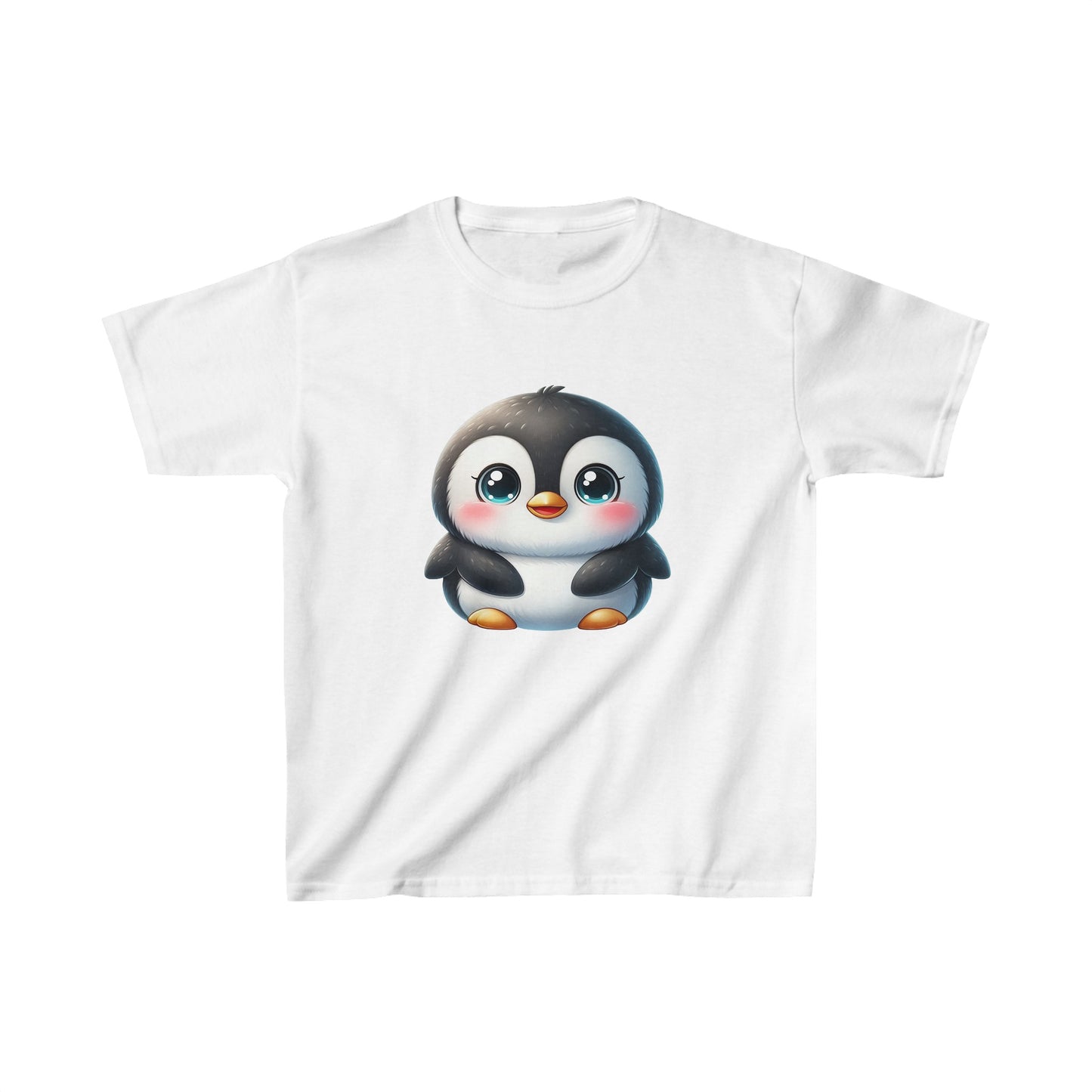 Camiseta de algodón pesado para niños Innocent Penguin