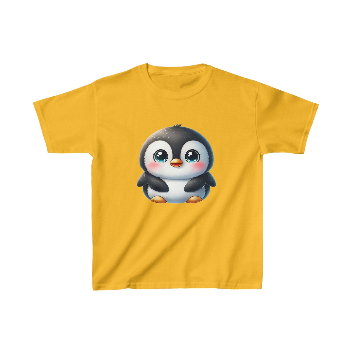 Camiseta de algodón pesado para niños Innocent Penguin