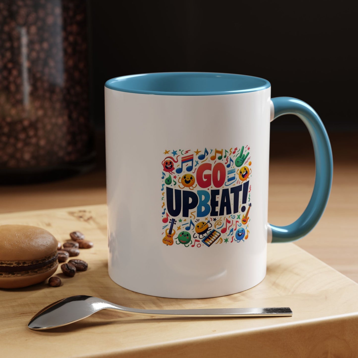 Go Upbeat! | Accent Coffee Mug (11, 15oz)