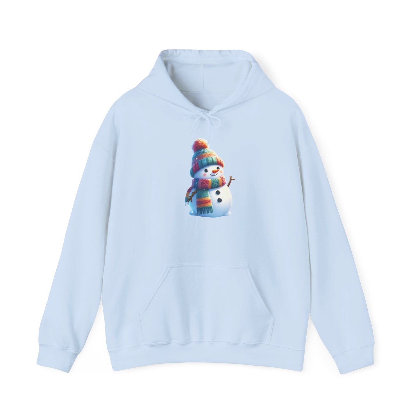 Snowman with a Muffler | Unisex Heavy Blend™ Hooded Sweatshirt