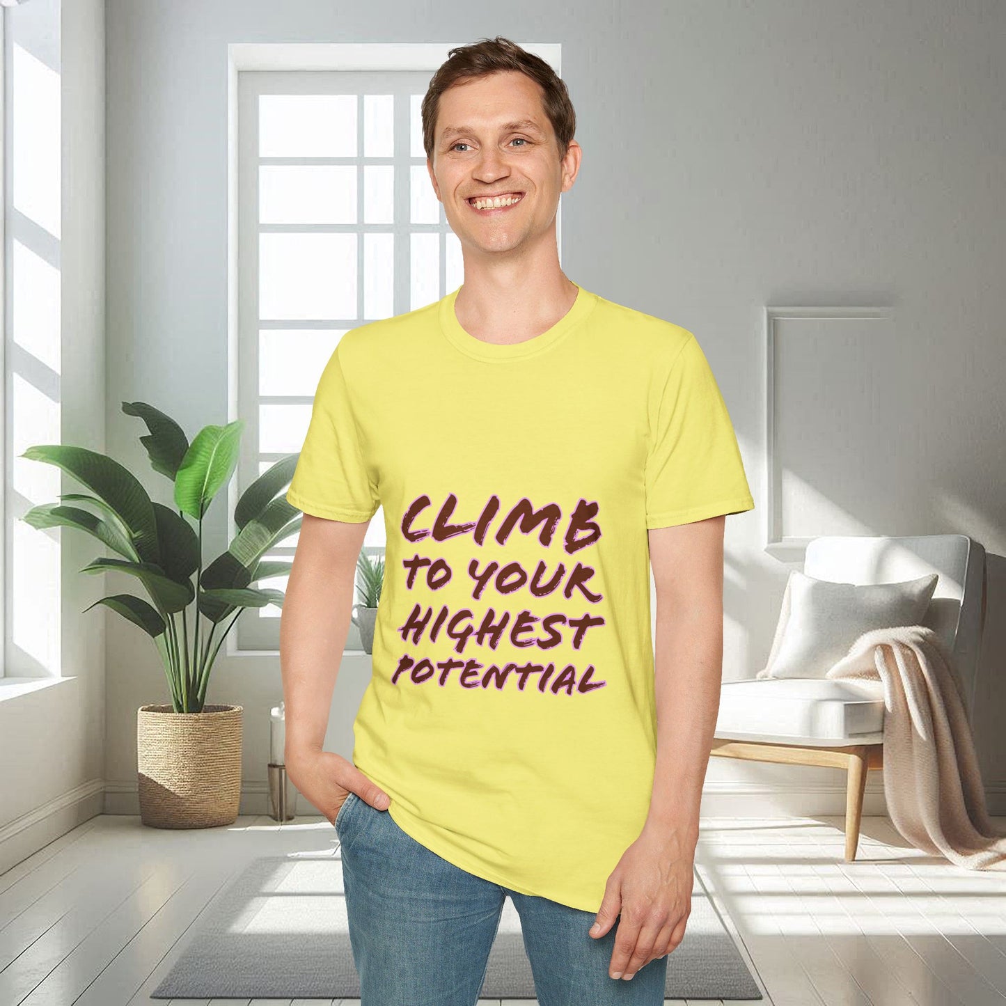 Climb To Your Highest Potential | Unisex Soft T-shirt