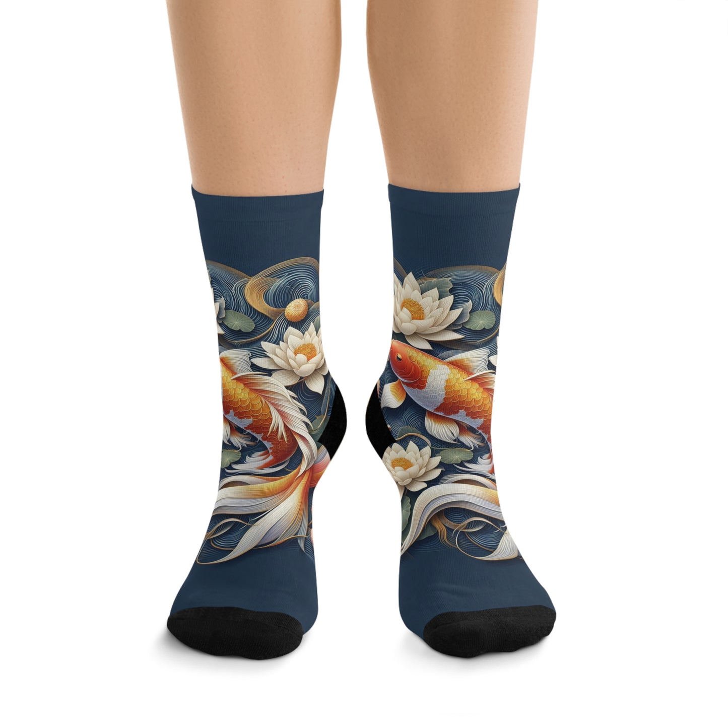 Elegant Koi Fish | Comfortable Socks