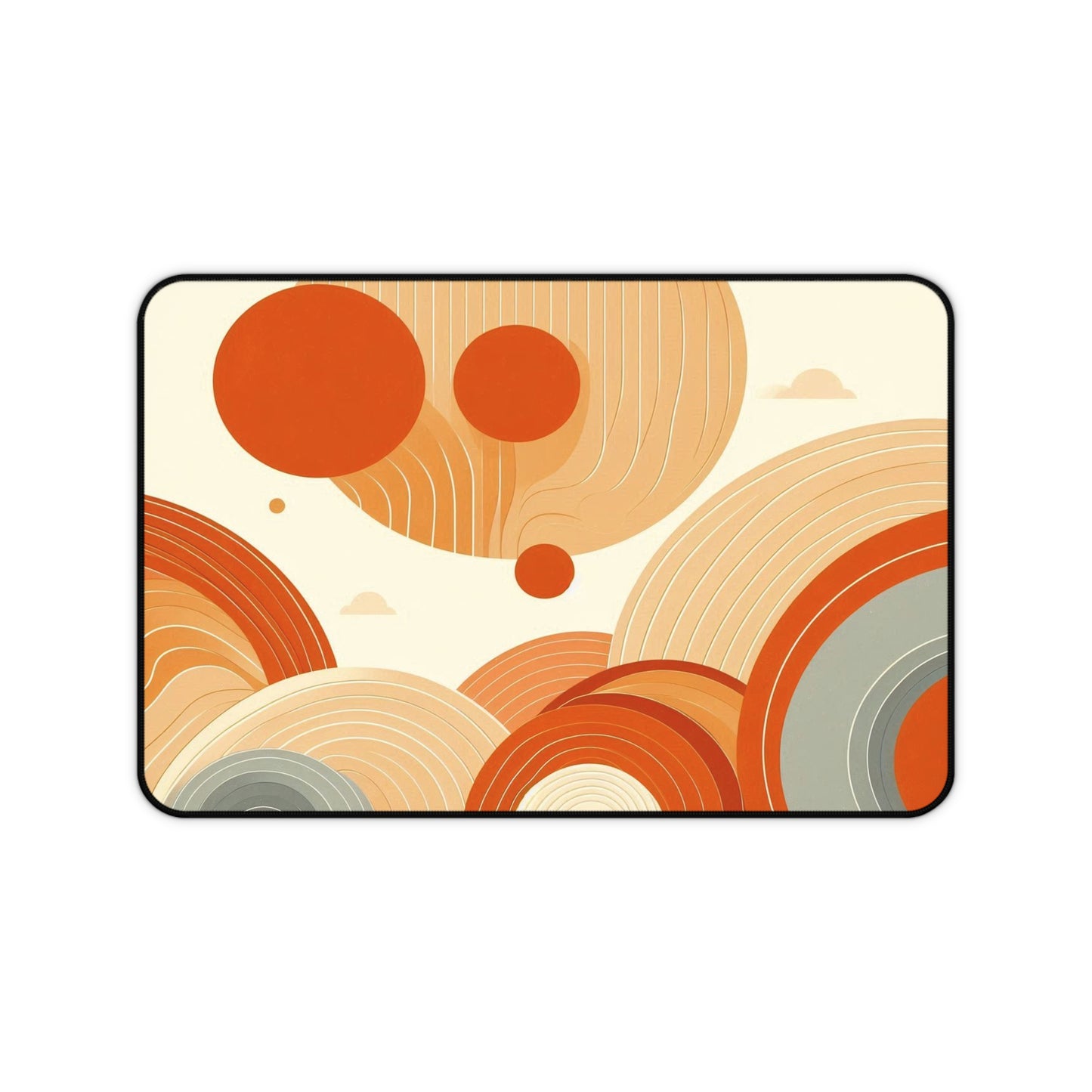 Abstract Circles | Desk Mat