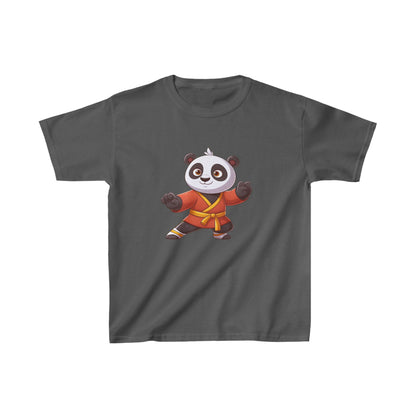 Camiseta de algodón pesado para niños Fighter Panda