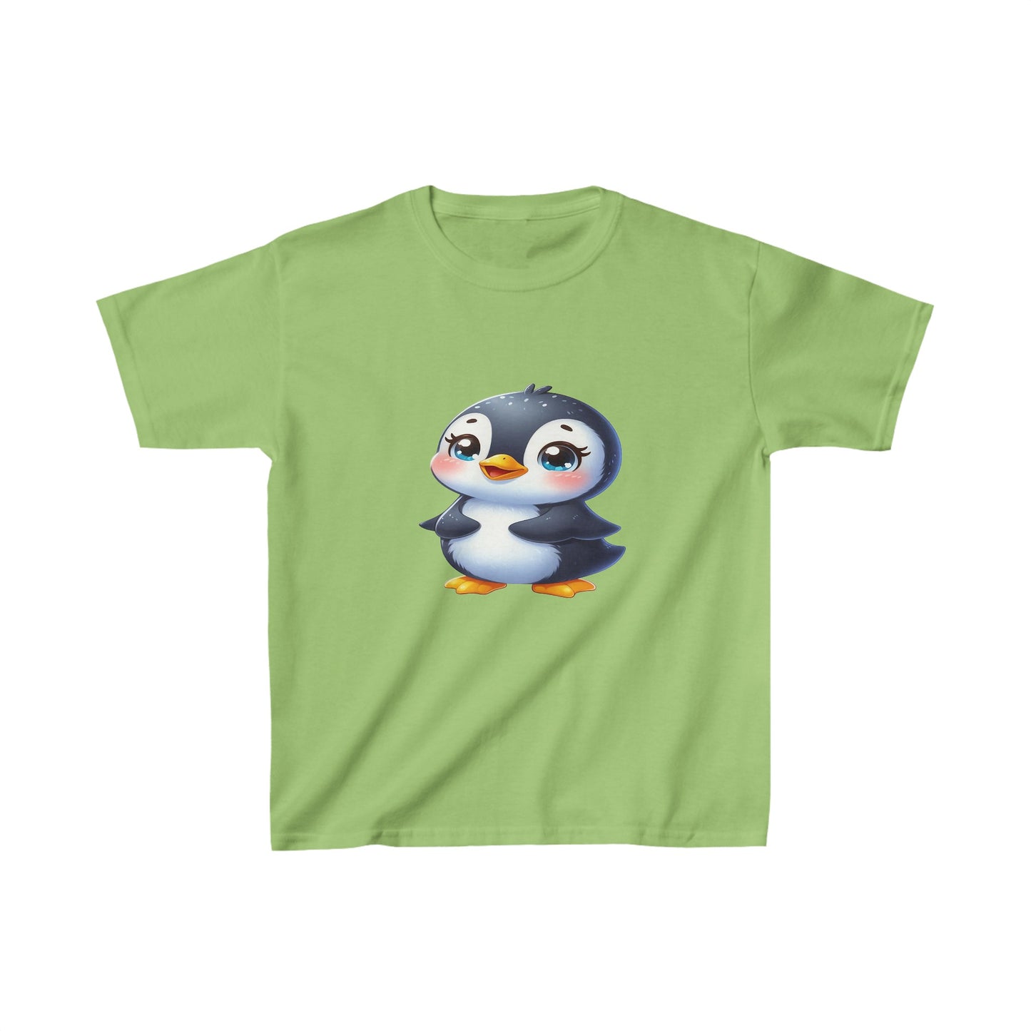 Camiseta de algodón pesado para niños Baby Penguin