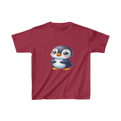 Camiseta de algodón pesado para niños Baby Penguin