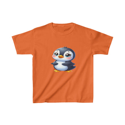 Camiseta de algodón pesado para niños Baby Penguin