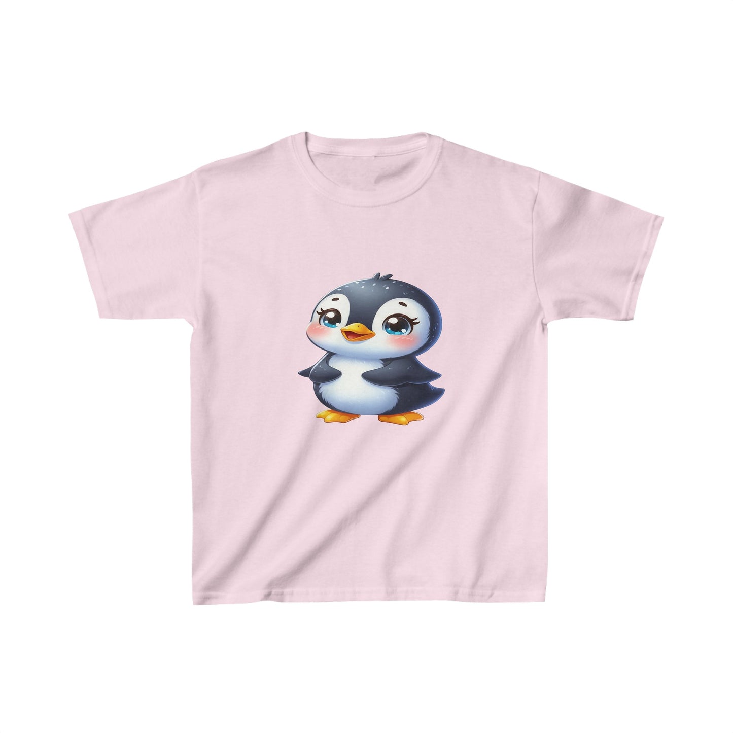 Camiseta de algodón pesado para niños Baby Penguin