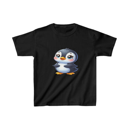 Camiseta de algodón pesado para niños Baby Penguin