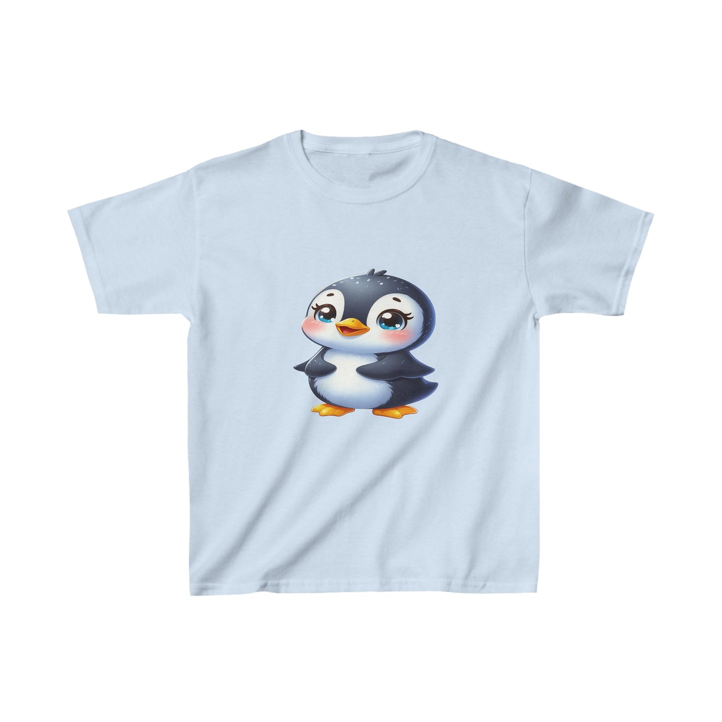 Camiseta de algodón pesado para niños Baby Penguin