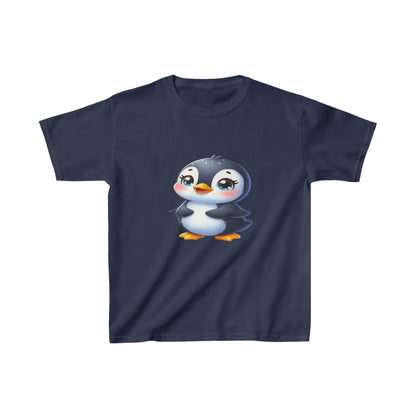 Camiseta de algodón pesado para niños Baby Penguin