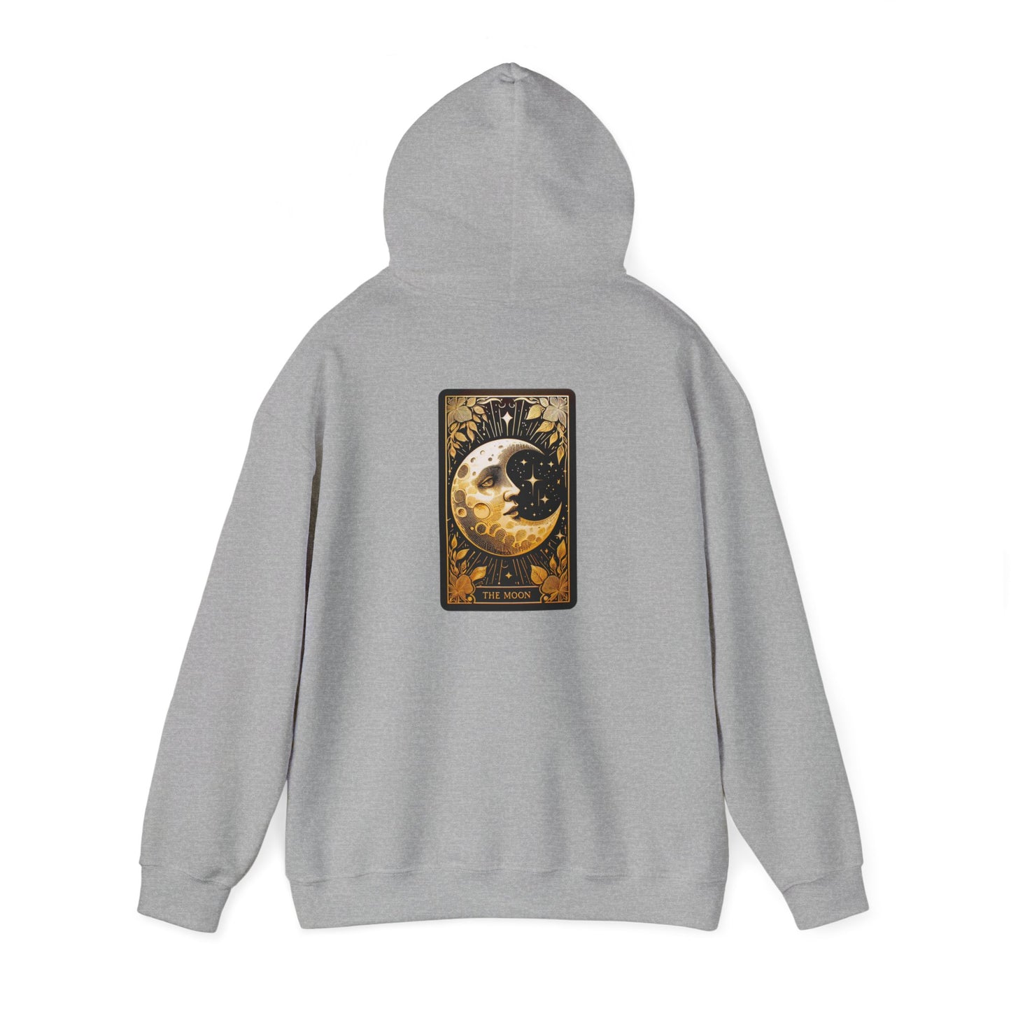 Sudadera unisex con capucha y estampado de cartas del Tarot de la Luna Heavy Blend™