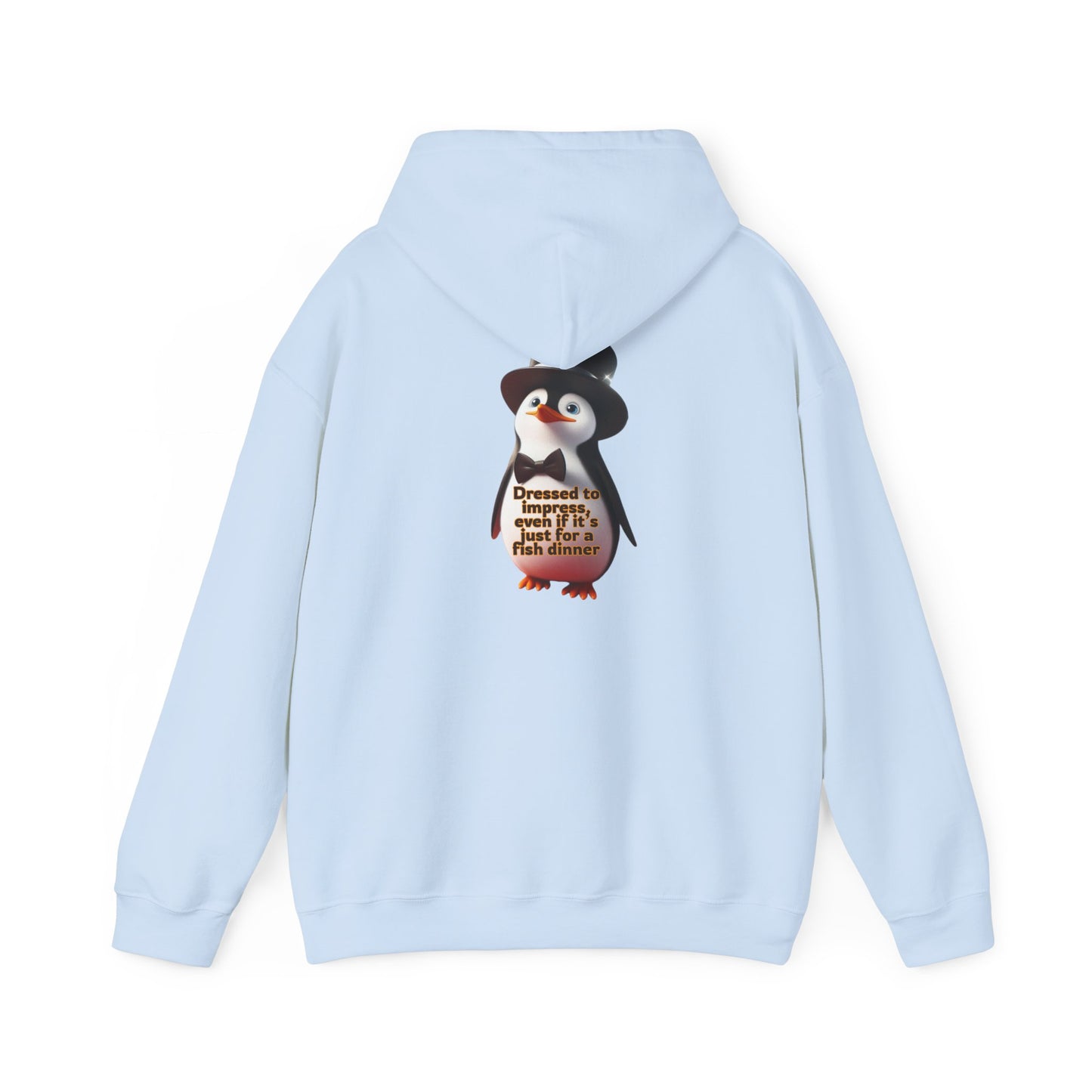 Pingouin | Citation sarcastique | Sweat à capuche unisexe Heavy Blend™