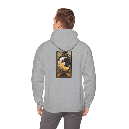 Sudadera unisex con capucha y estampado de cartas del Tarot de la Luna Heavy Blend™