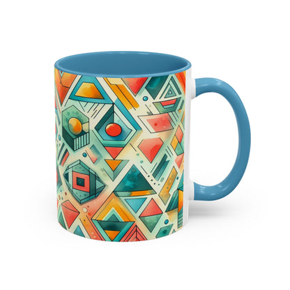 Abstract Geometric Pattern | Accent Coffee Mug (11oz)