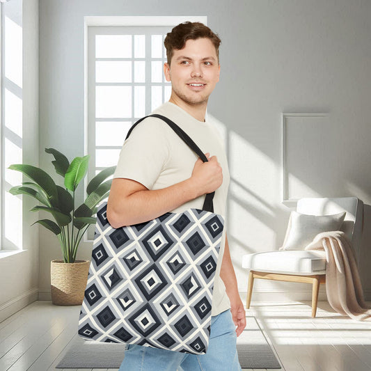 3D Geometric Pattern | Tote Bag