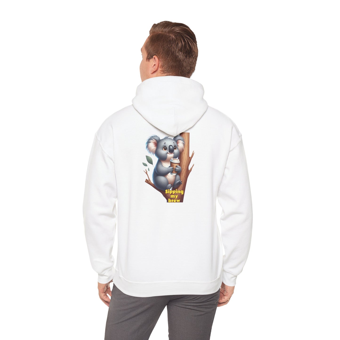 Sipping My Brew | Unisex Heavy Blend™ Hooded Sweatshirt