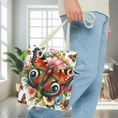 Butterfly On A Flower | Tote Bag