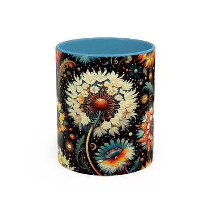 Vibrant Dandelions | Accent Coffee Mug (11oz)