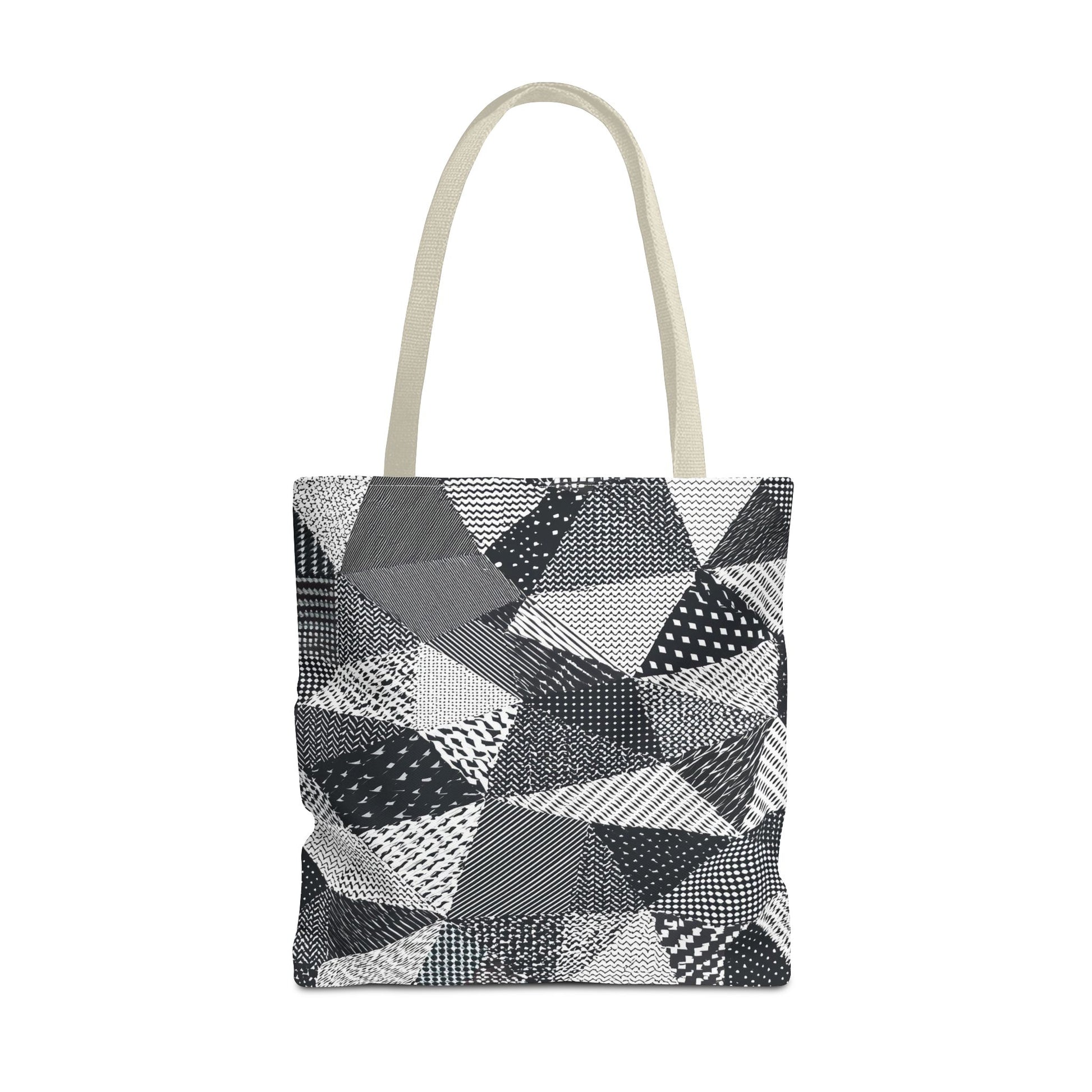 Black, White Abstract Shapes | Tote Bag