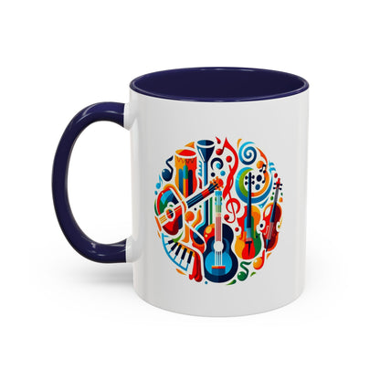 Musical Instruments | Accent Coffee Mug (11, 15oz)