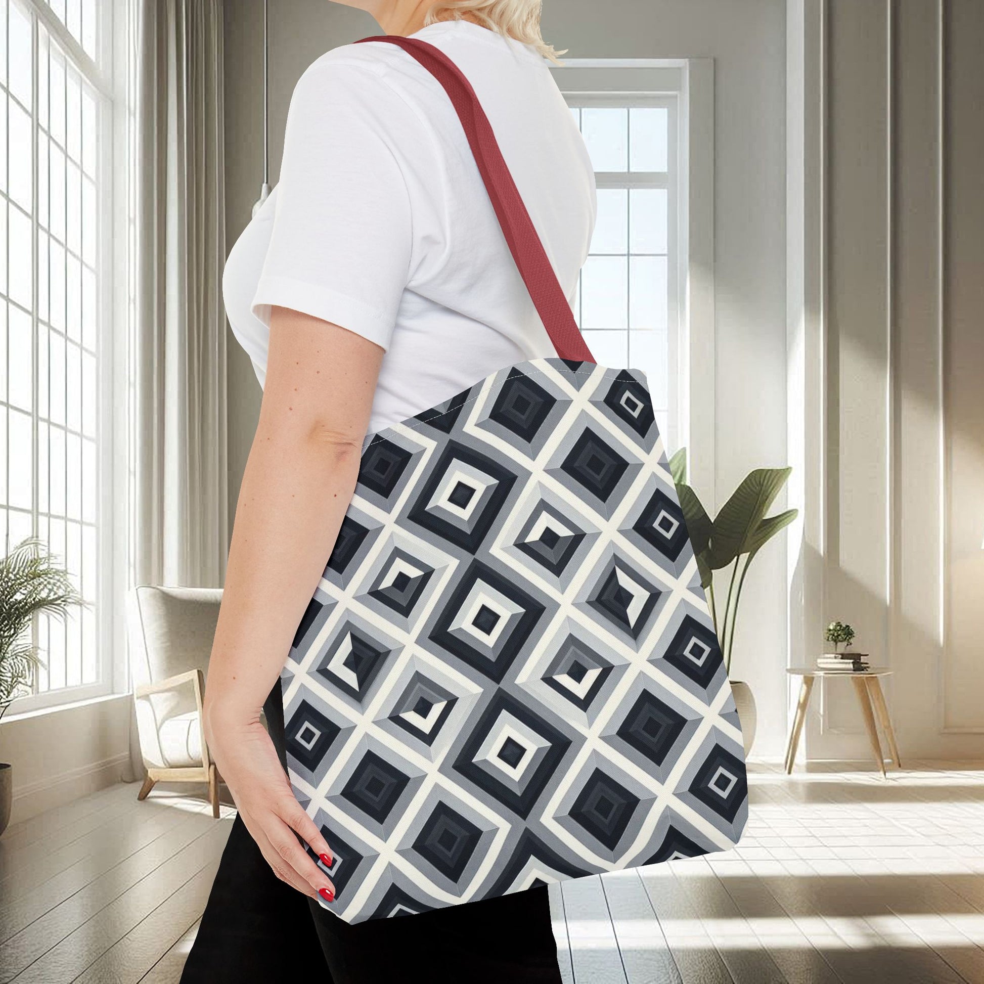 3D Geometric Pattern | Tote Bag