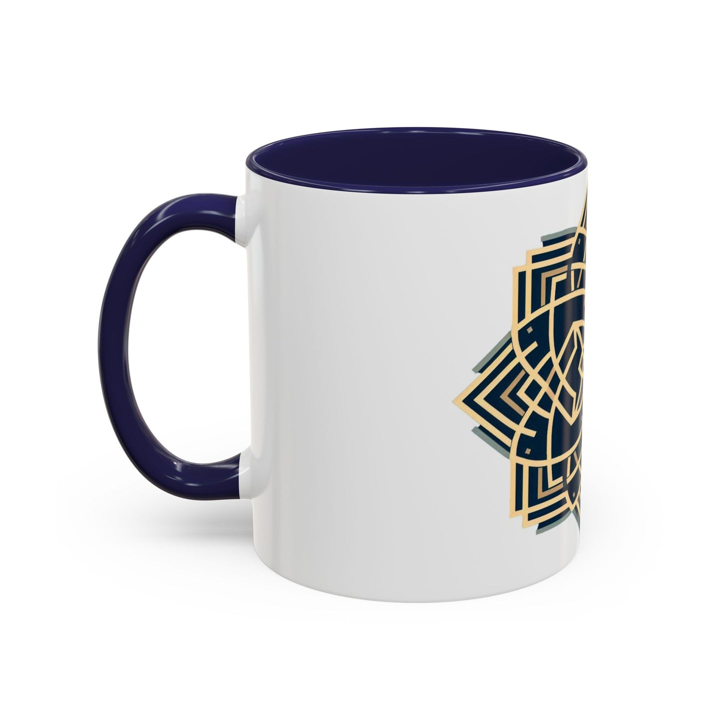 Royal Geometric Pattern | Accent Coffee Mug (11, 15oz)