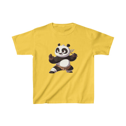 Panda in action | Kids Heavy Cotton™ Tee