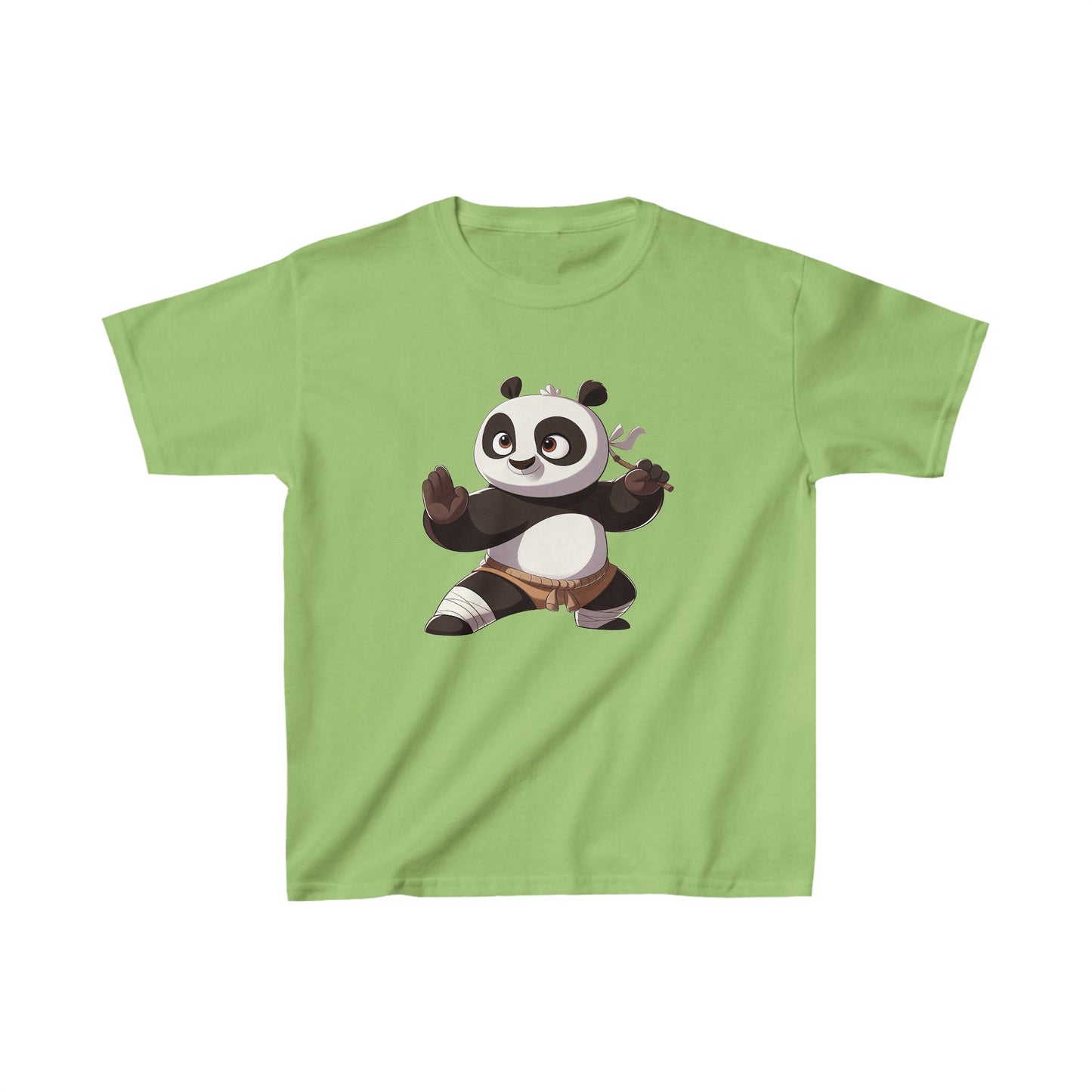 Panda in action | Kids Heavy Cotton™ Tee