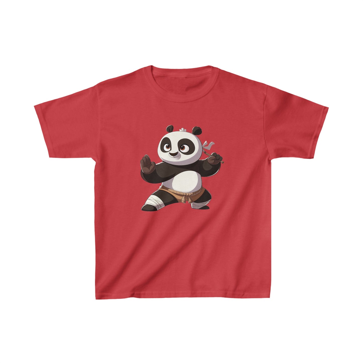 Panda in action | Kids Heavy Cotton™ Tee