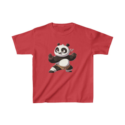 Panda in action | Kids Heavy Cotton™ Tee