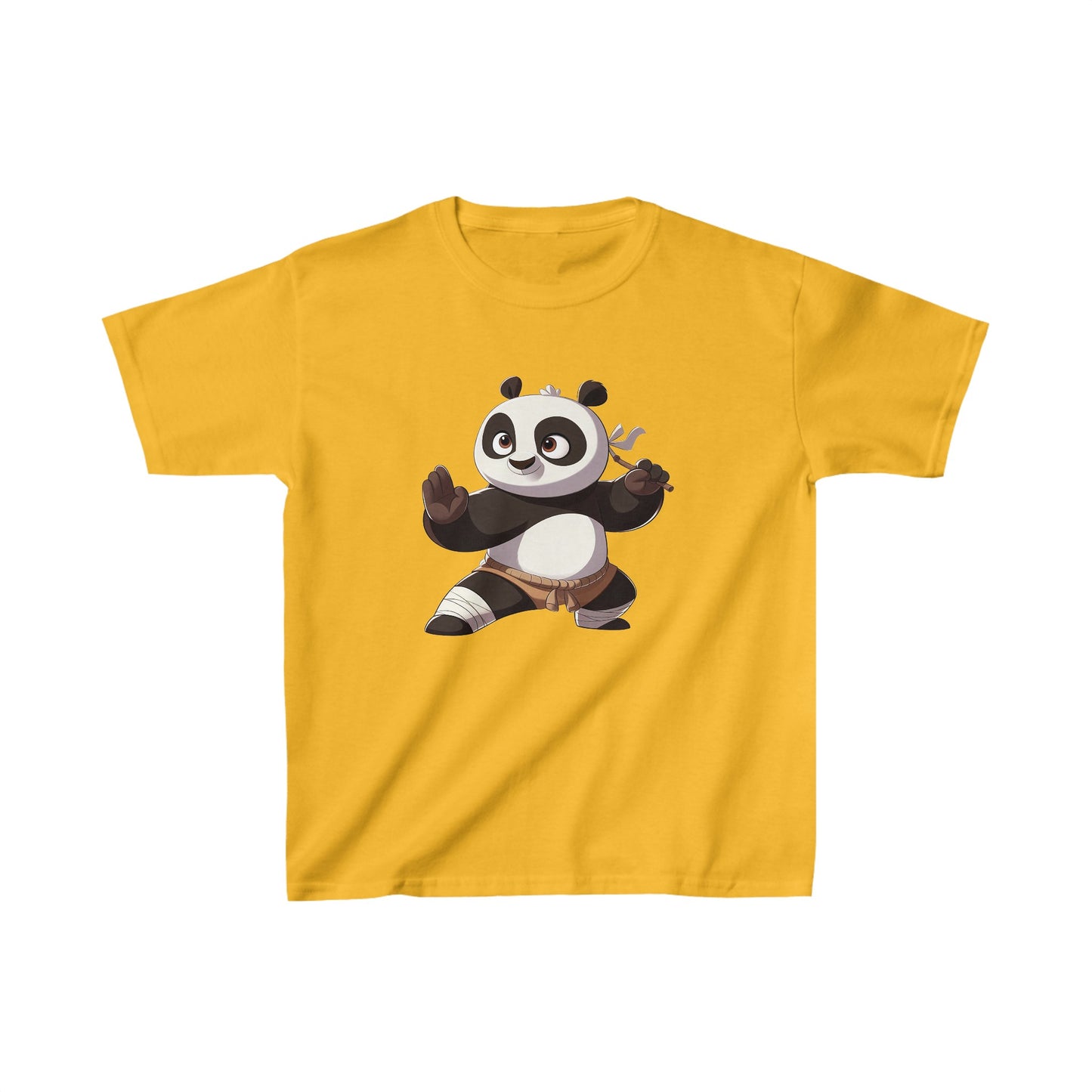 Panda in action | Kids Heavy Cotton™ Tee