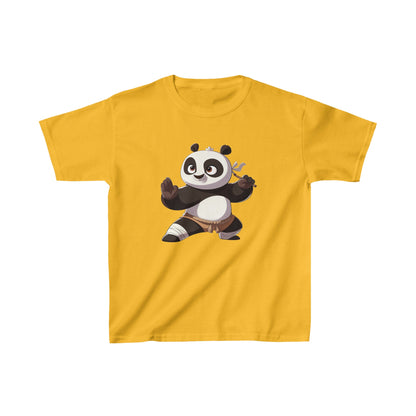 Panda in action | Kids Heavy Cotton™ Tee