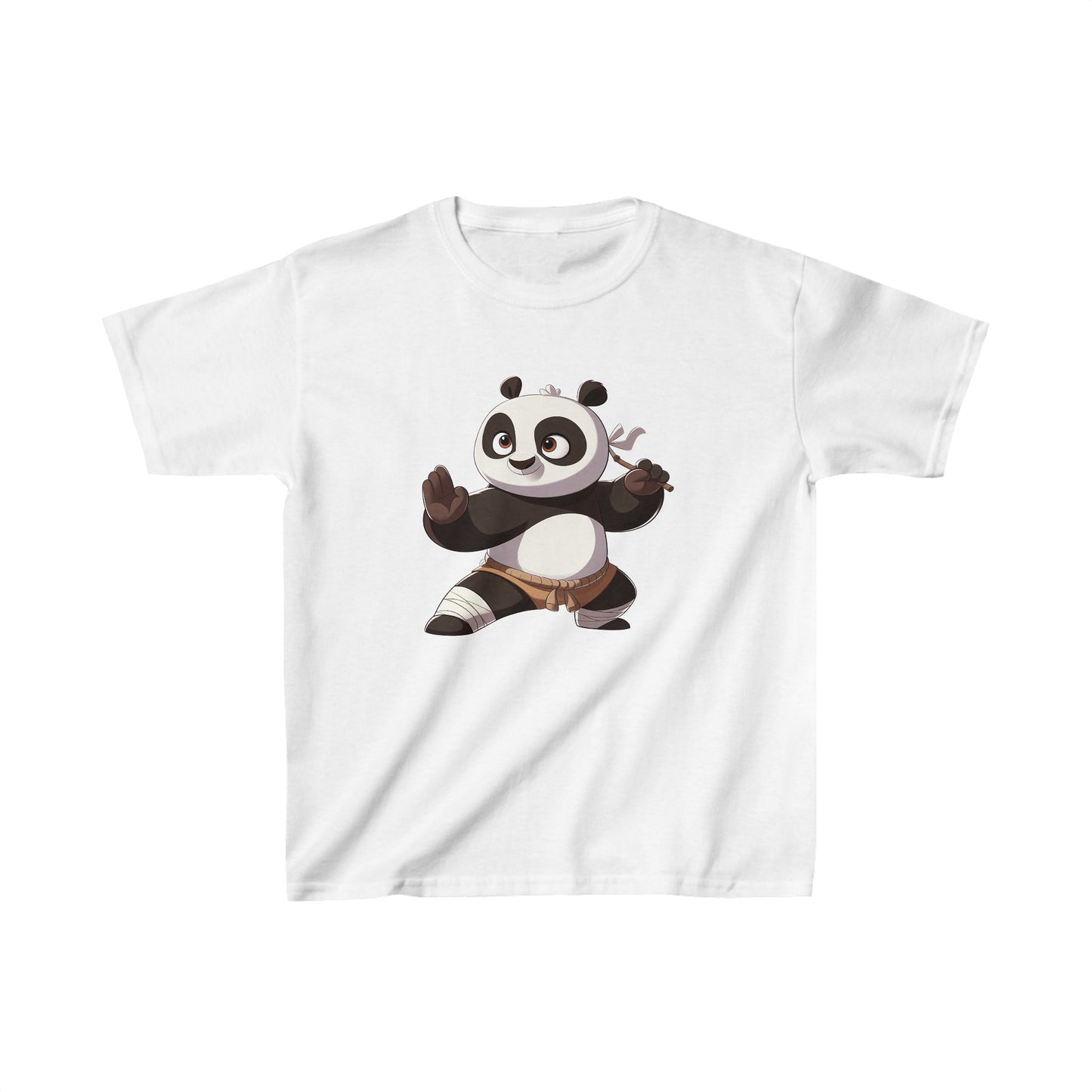 Panda in action | Kids Heavy Cotton™ Tee