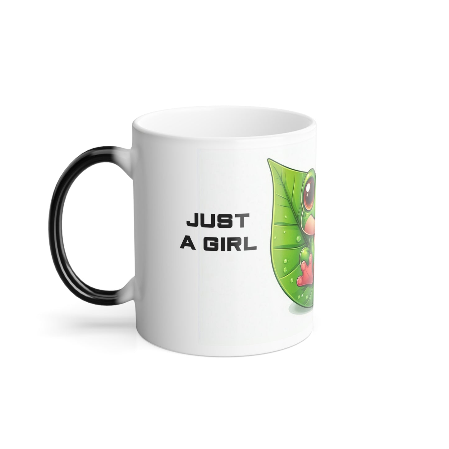 Just a Girl Who Loves Frogs | Color Morphing Mug, 11oz