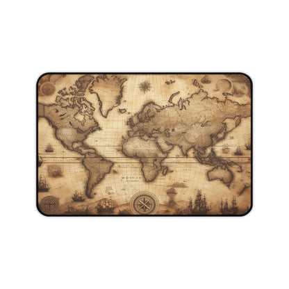 Vintage World Map | Desk Mat