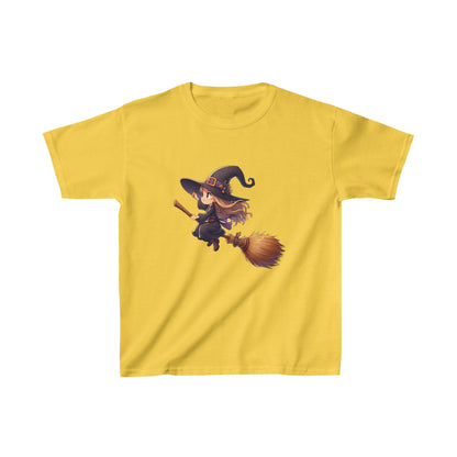 Flying Witch | Kids Heavy Cotton™ Tee