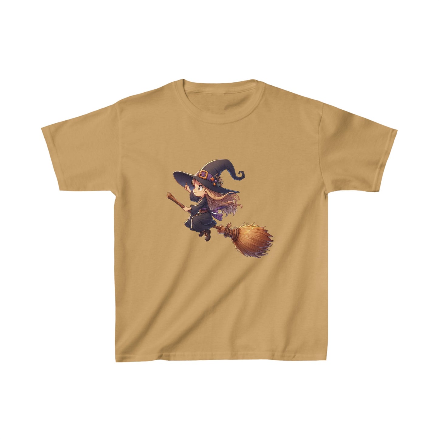 Flying Witch | Kids Heavy Cotton™ Tee