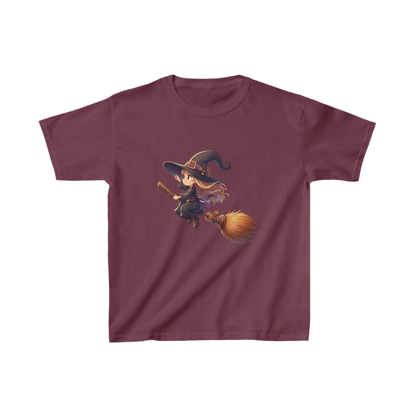 Flying Witch | Kids Heavy Cotton™ Tee