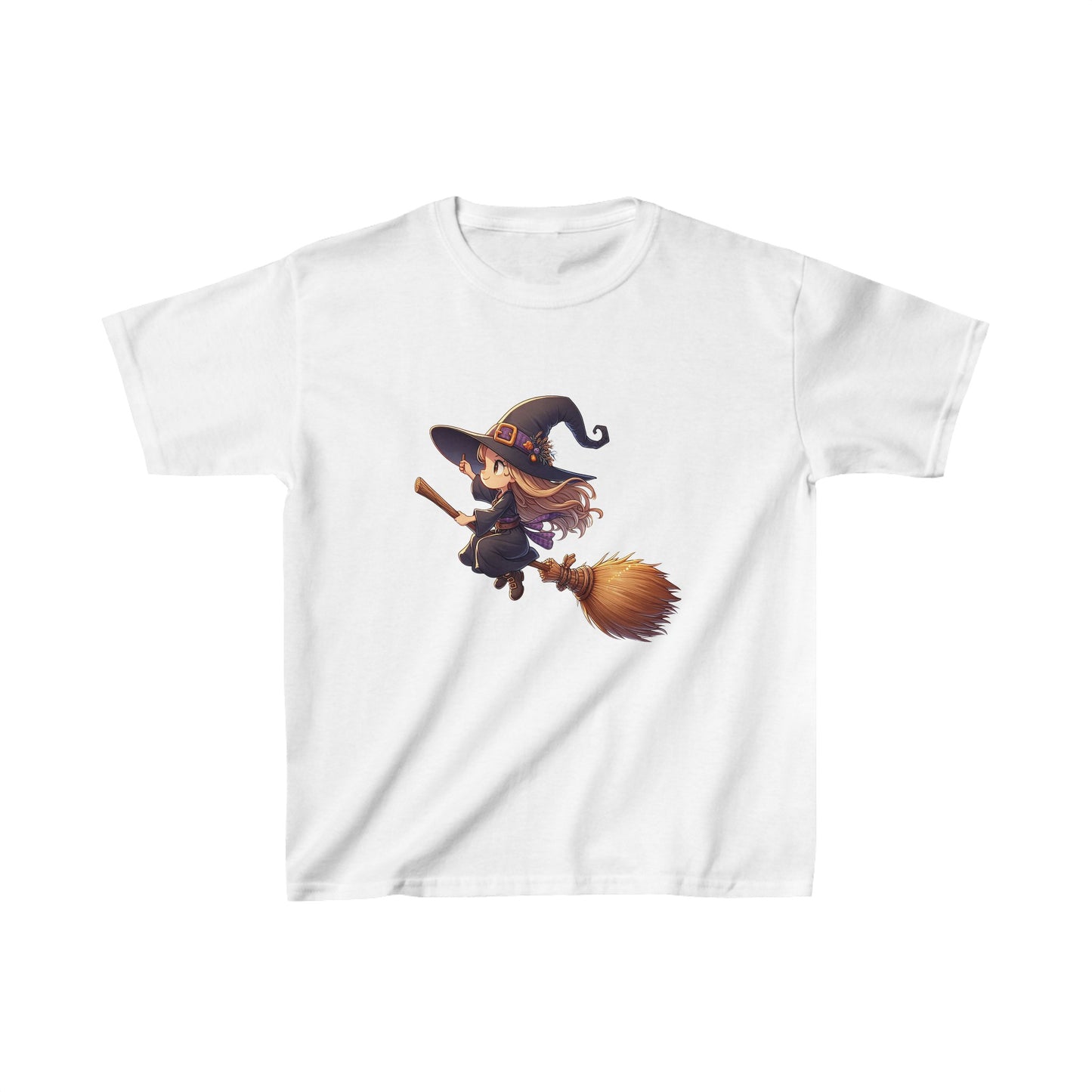 Flying Witch | Kids Heavy Cotton™ Tee