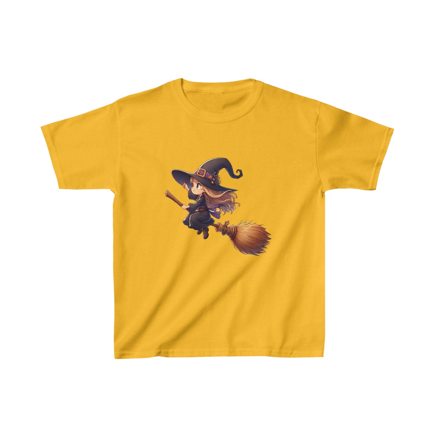 Flying Witch | Kids Heavy Cotton™ Tee