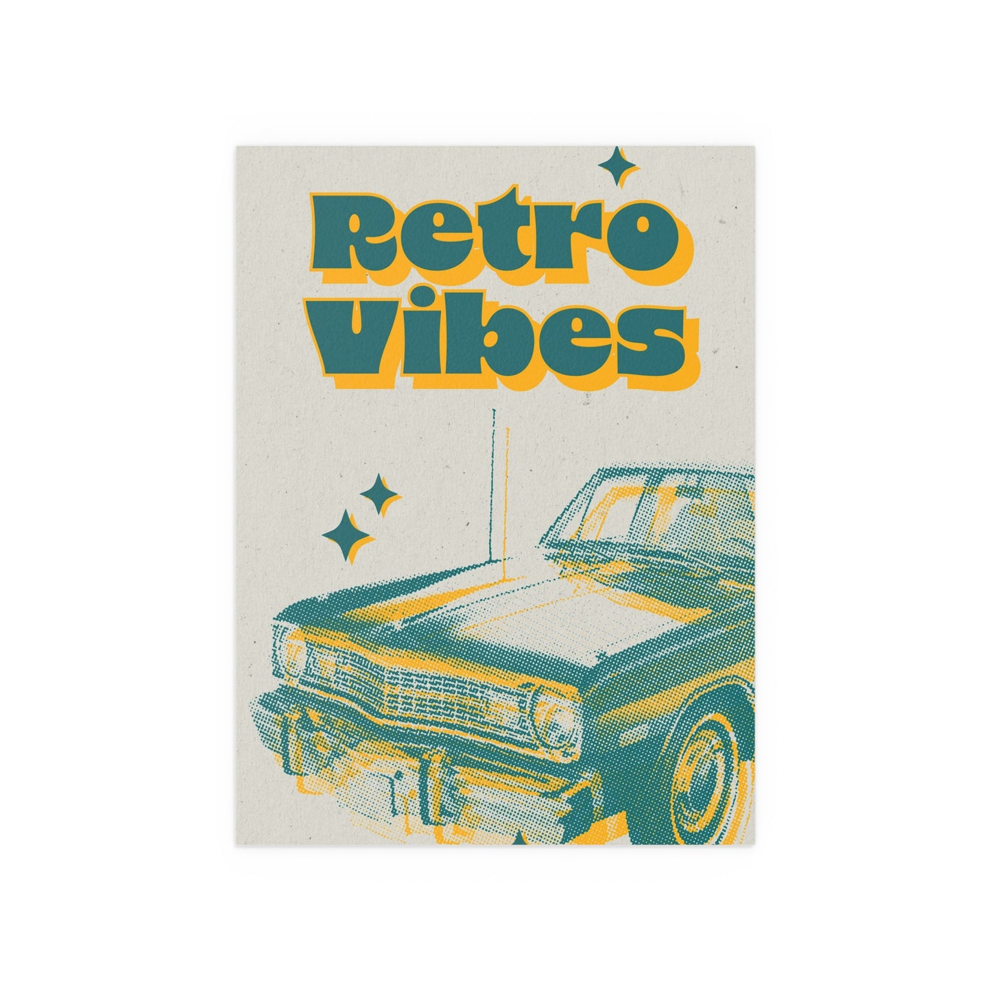 Retro Vibes | Indoor and Outdoor Silk Poster