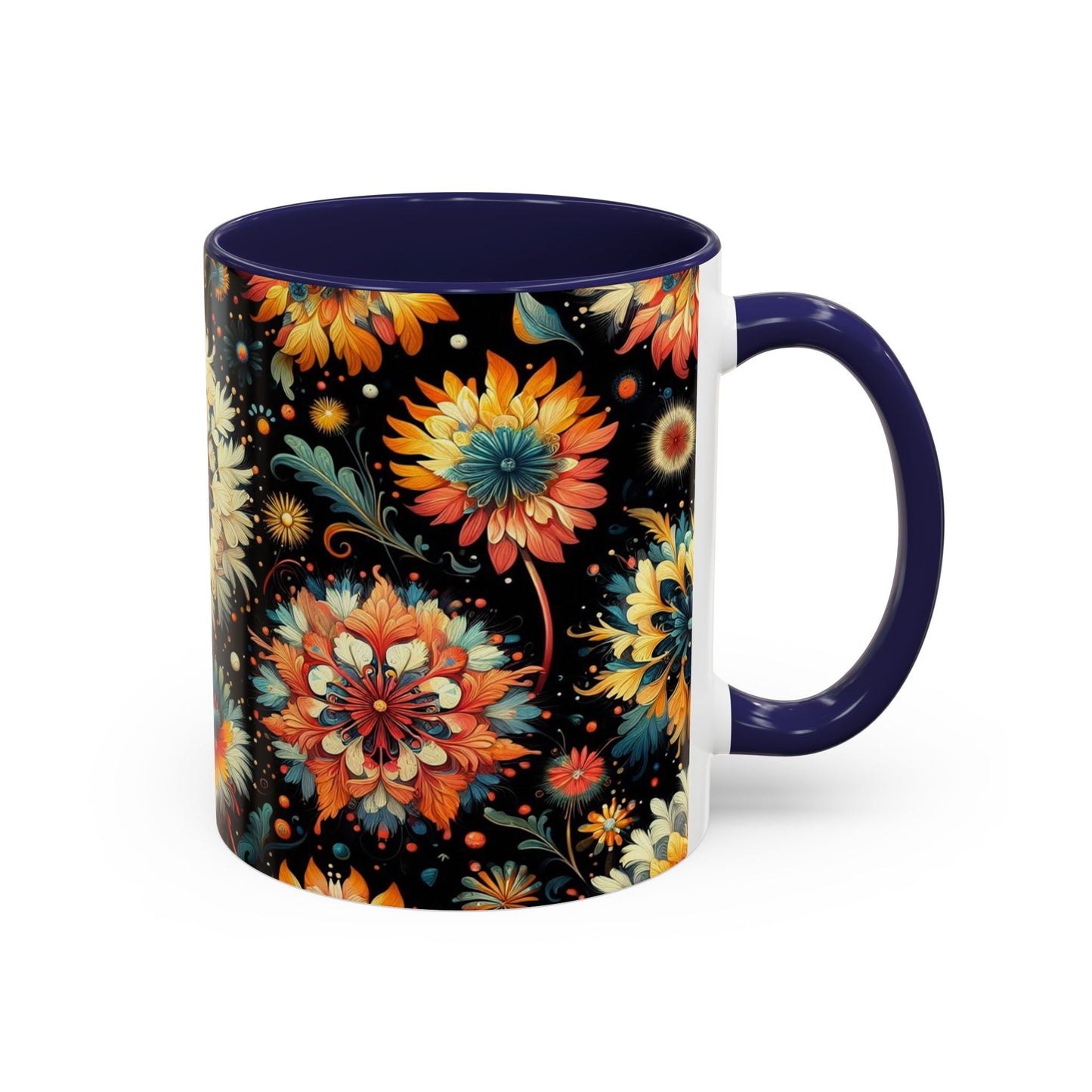 Vibrant Dandelions | Accent Coffee Mug (11oz)