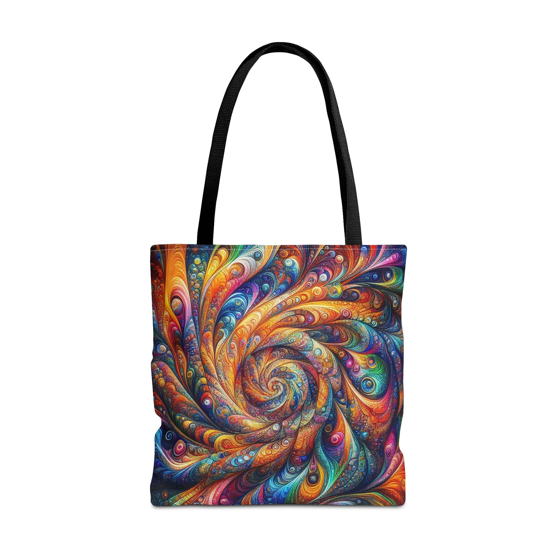 Colorful 3D Swirl Patterns | Tote Bag