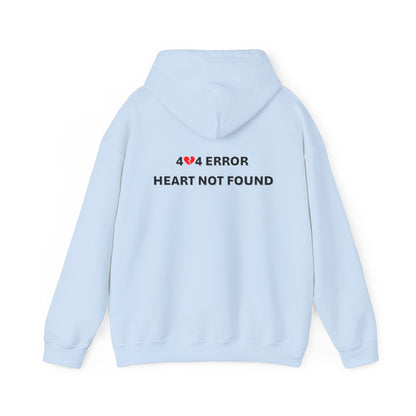 404 Error, Heart Not Found | Unisex Heavy Blend™ Hooded Sweatshirt